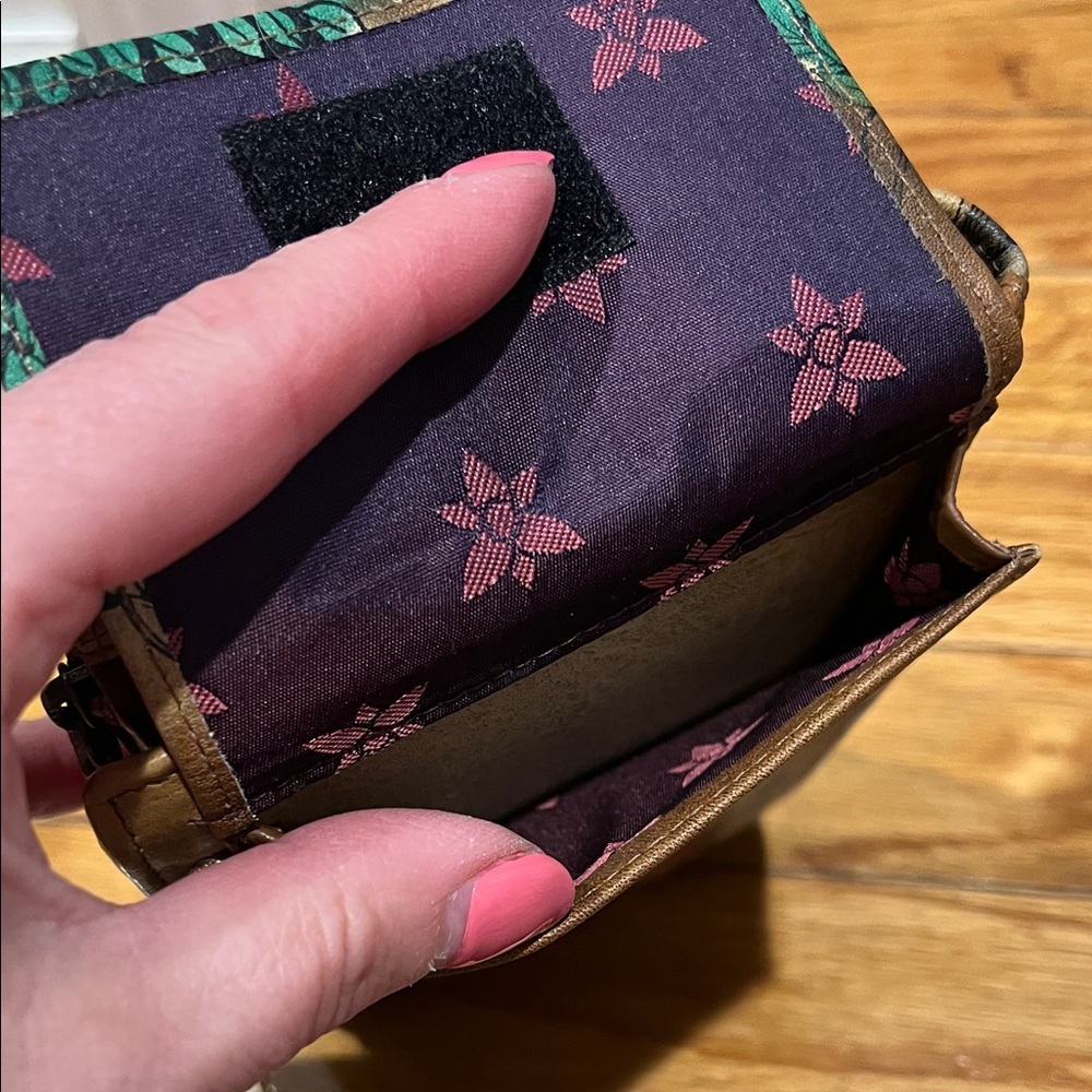 Anuschka Painted Leather Organizer Wallet on a String - Picture 10 of 10